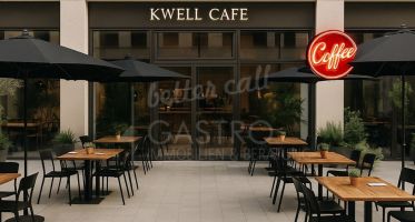 Gastronomiefläche im modernen Neubau mit Terrasse - ideal für ein Frühstückskonzept