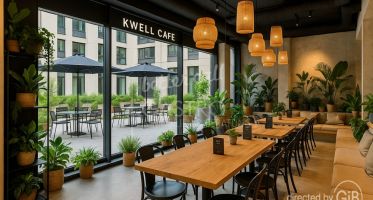 Gastronomiefläche im modernen Neubau mit Terrasse - ideal für ein Frühstückskonzept