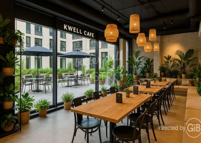 Gastronomiefläche im modernen Neubau mit Terrasse - ideal für ein FrühstückskonzeptGastronomiefläche im modernen Neubau mit Terrasse - ideal für ein Frühstückskonzept